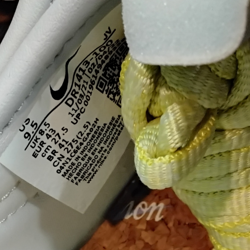 .NEW Nike Cortez X Union Sp LA Lemon Sneaker Limited Edition Colab Size M9.5 W11 - Picture 8 of 14